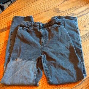 Hollister Black Ultra High-Rise Dad Jeans